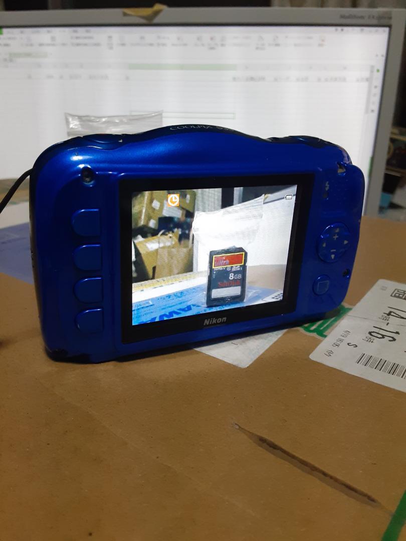 【スマホ転送OK】ニコン Nikon COOLPIX S33 ブルー