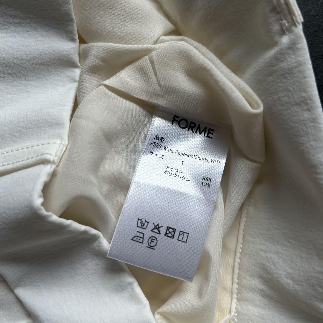 forme ホワイト ショートパンツ M