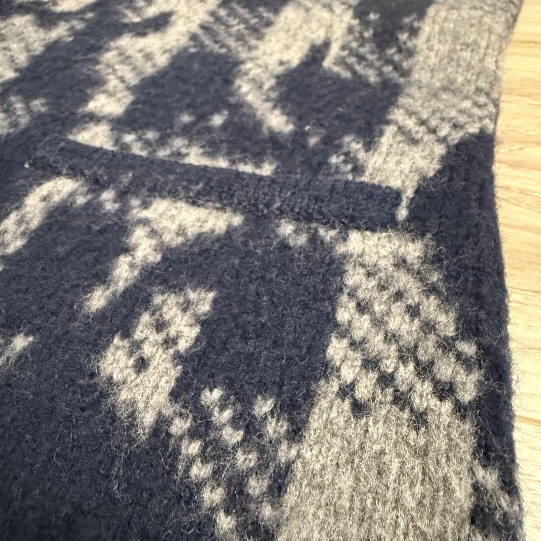 ago（アーゴ）　メンズカーディガン　M ネイビーandグレイ