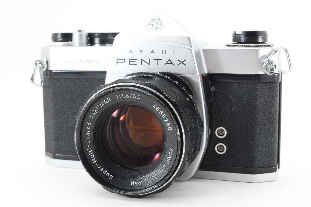 PENTAX SP フィルム一眼 Takumar 55mm F1.8 S068 PENTAX SP フィルム一眼 Takumar 55mm F1.8 S068 ☆完動品＊美品