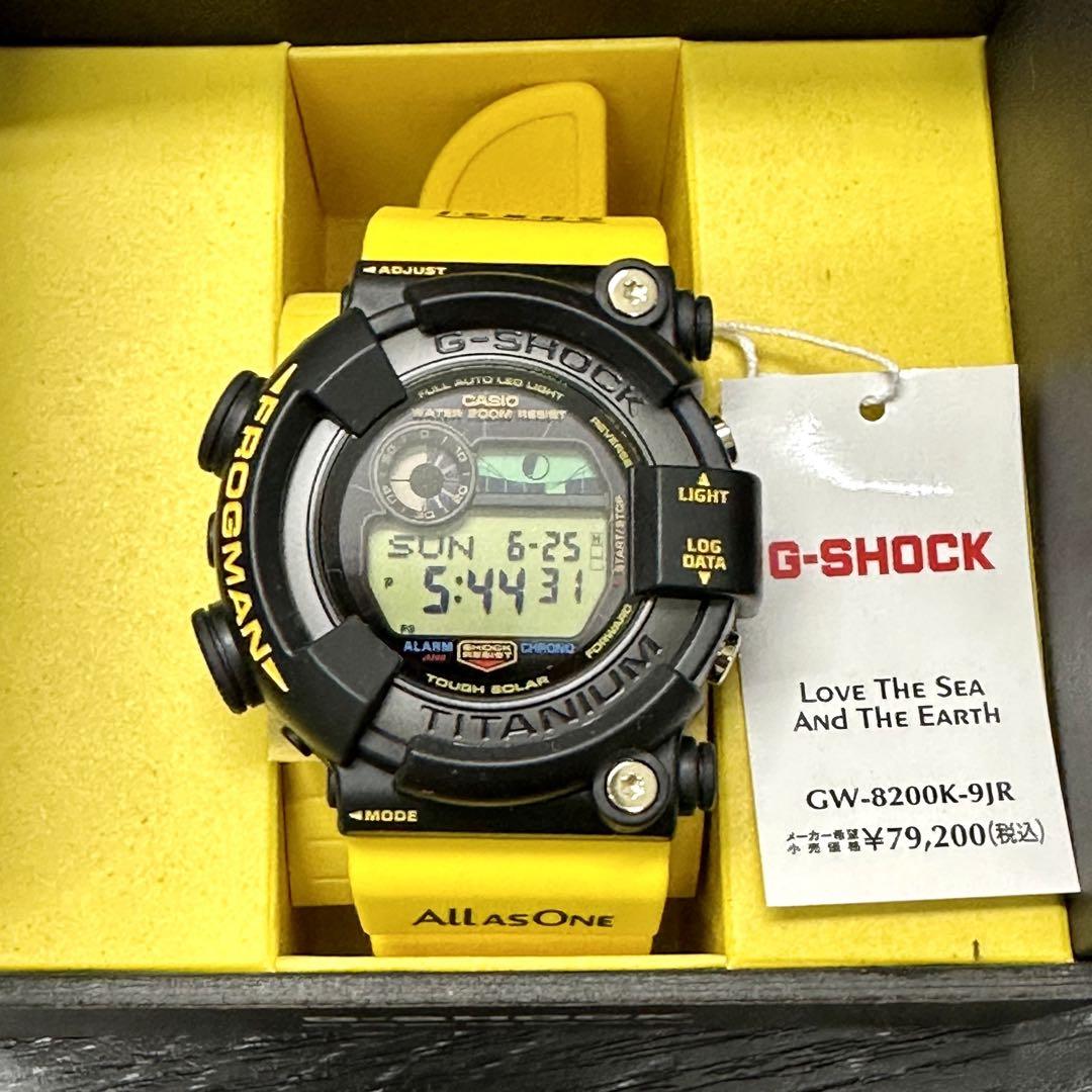 美G-SHOCK  GW-8200K-9JR フロッグマン　イルクジ