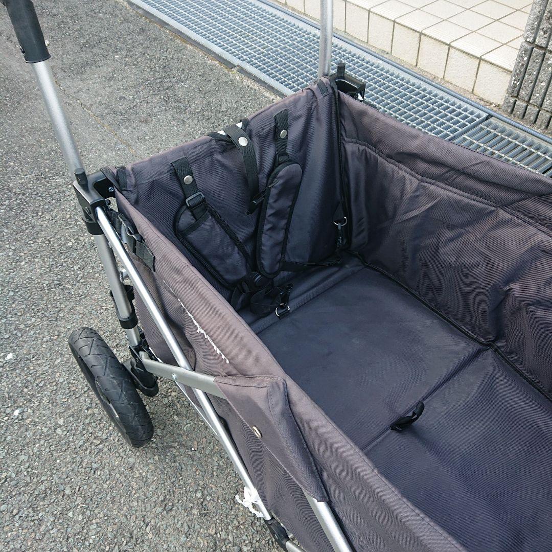 ツインカート 屋根付き 双子ベビーカー アウトドアワゴン 良品 送料無料