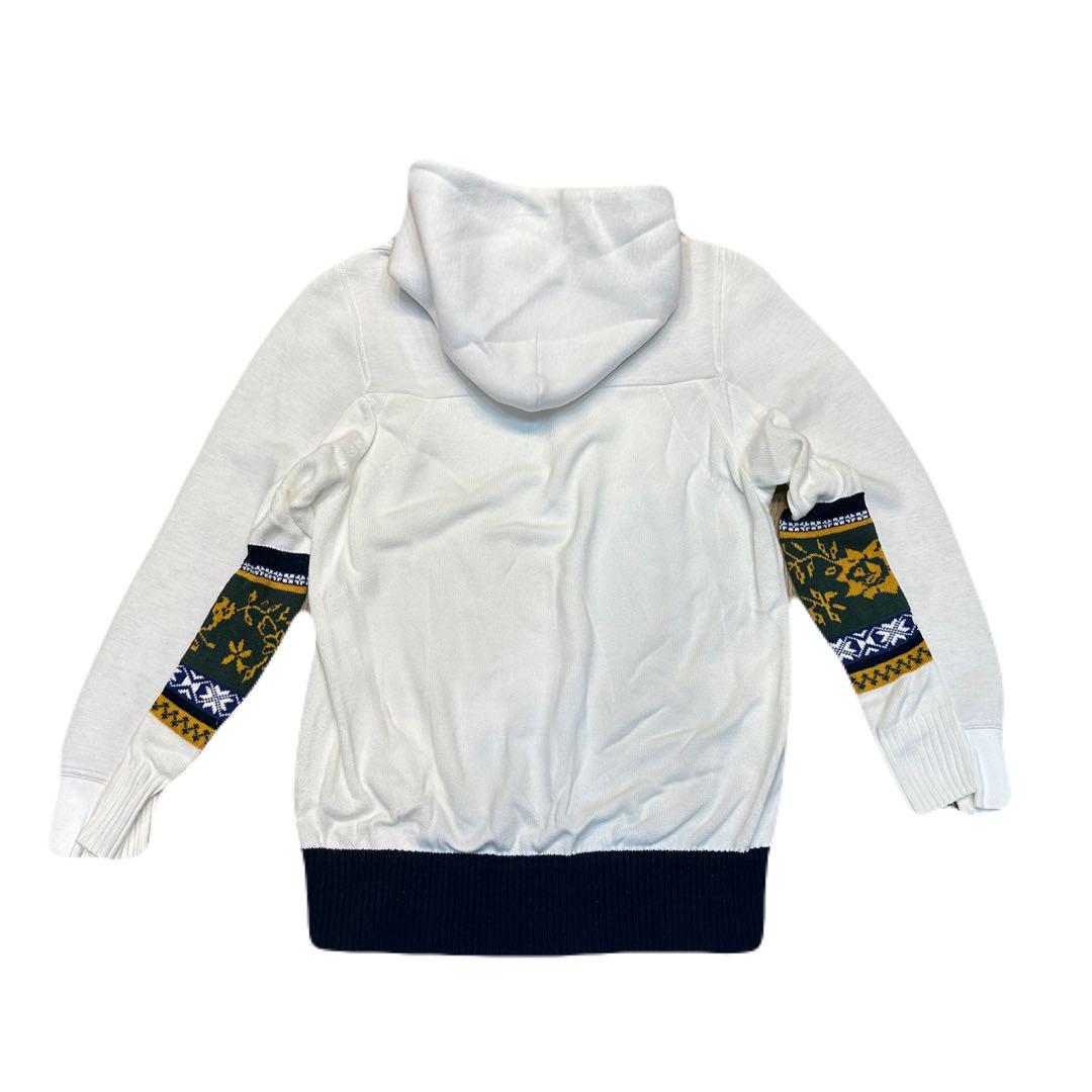 サカイ　Sacai パーカー Sacai サカイ パーカー ドッキング ニット スウェット 民族 kolor
