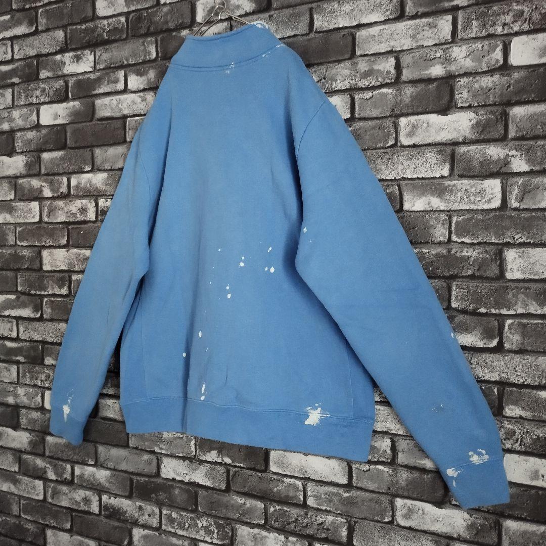 90's ナンバリング ペイント grunge“後染”boro sweat 襤褸 ナンバリング grunge ボロスウェット boro ペンキ グランジ
