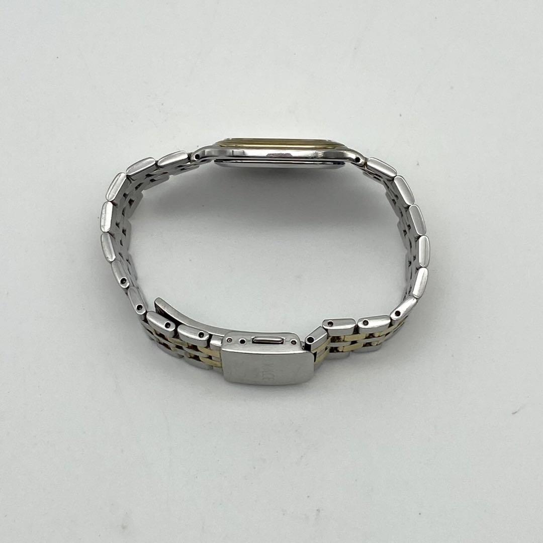 【稼働品】SEIKO ドルチェ　腕時計 シルバー ゴールド　ヴィンテージウォッチ