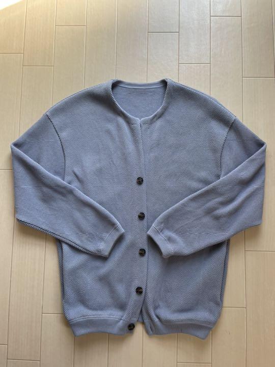 安い高品質 crepuscule カーディガン グレーベージュ vj6kn-m57128935599 鹿の子 好評超激安