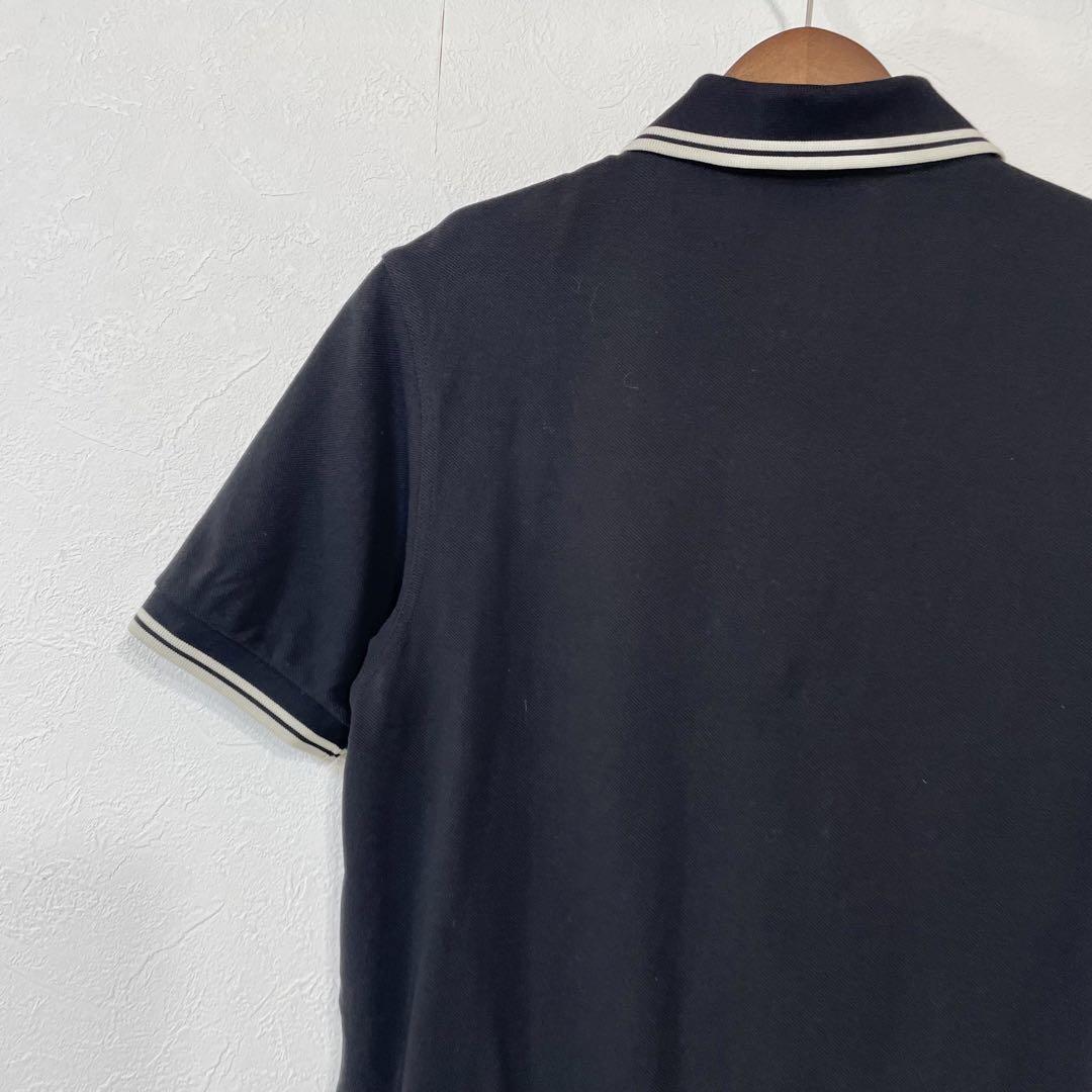 76美品　FRED PERRY ブラック　ポロシャツ