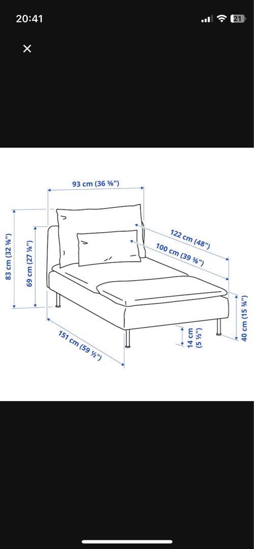 イケア IKEA ソファ ベッド ソーデルハムン クッション 直接取引可 カウチ 画像9