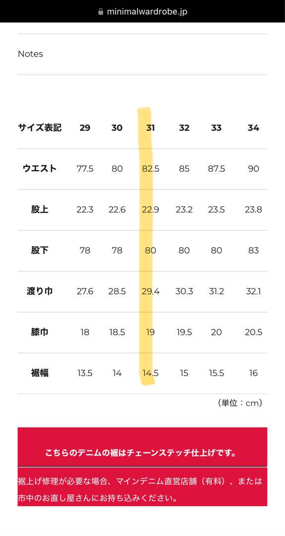 【干場愛用復刻版】S.Slim STR 5ポケット USD 31