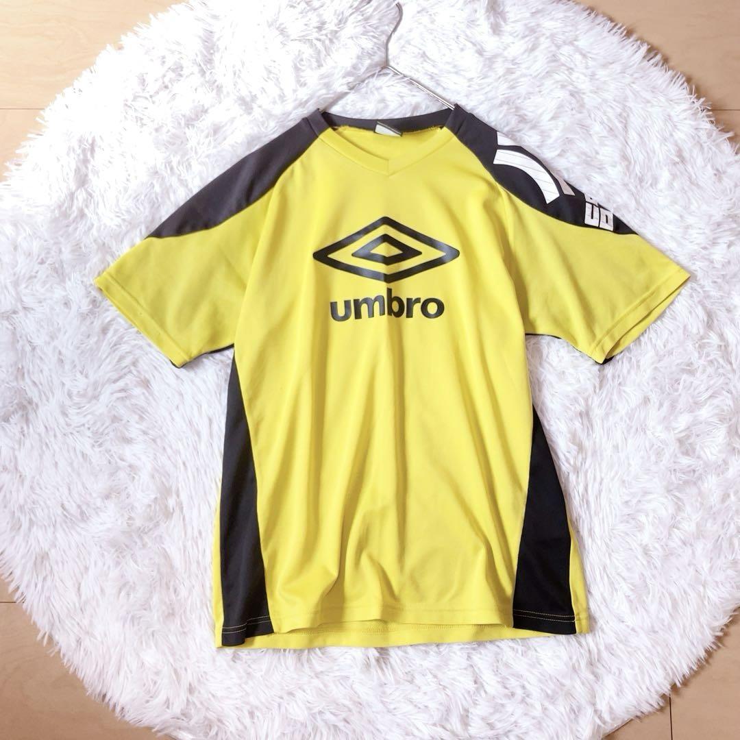 umbro⭕️美品　半袖シャツ　トレーニング　黄色　Sサイズ　定番人気　サッカー