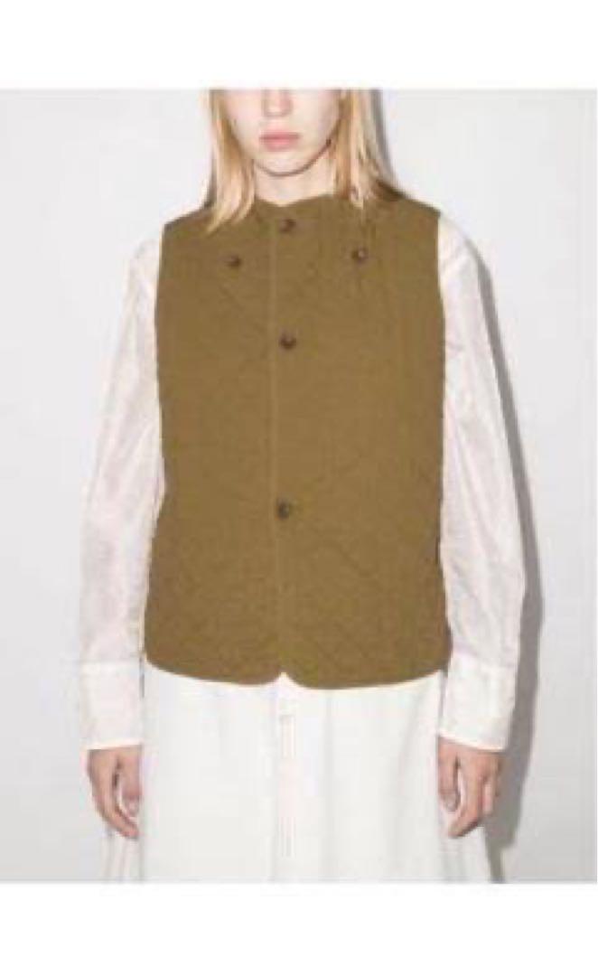 22s maison margiela ⑩quilting vest khaki