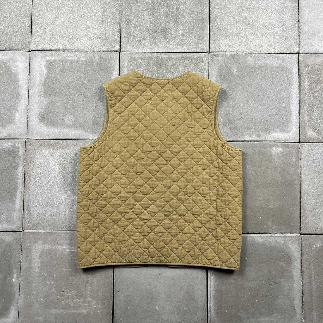 22s maison margiela ⑩quilting vest khaki
