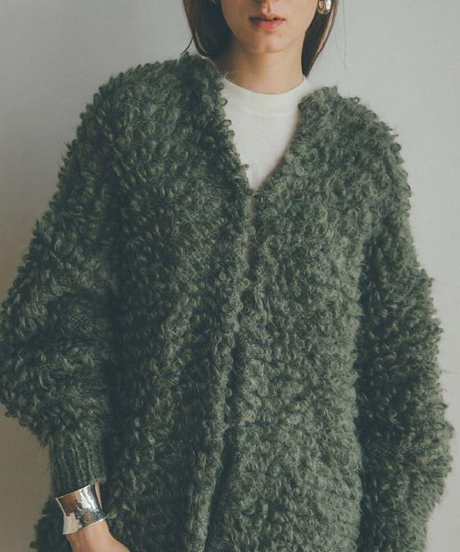 12/31まで限定価格 新品 CLANE モヘアループバルキーニット
