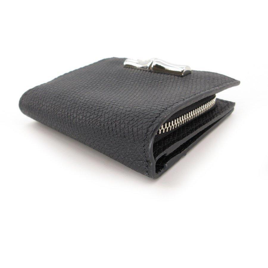 超美品 ロンシャン 財布 ロゾ バンブー レザー 仏製 30-24090908