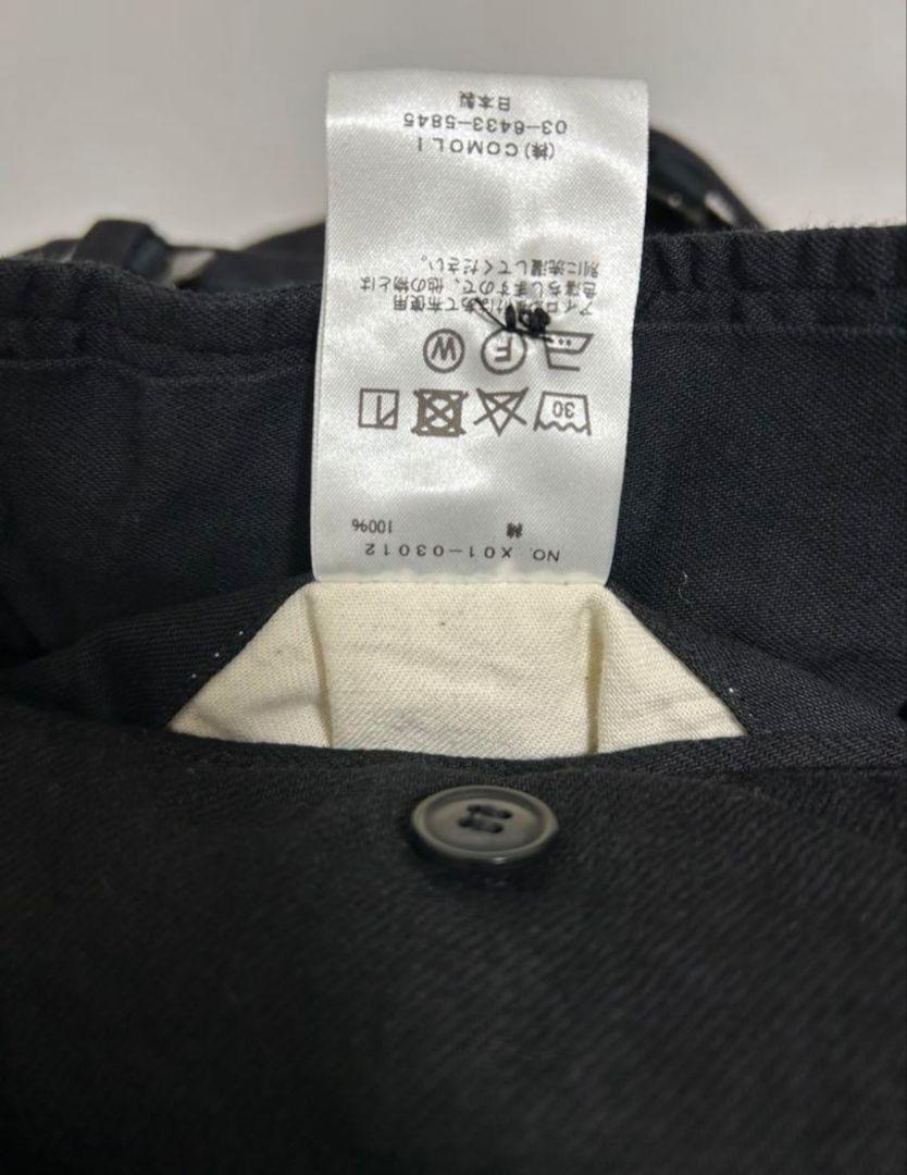 COMOLI 23SSブラックデニムB.D.Uパンツ たお専用
