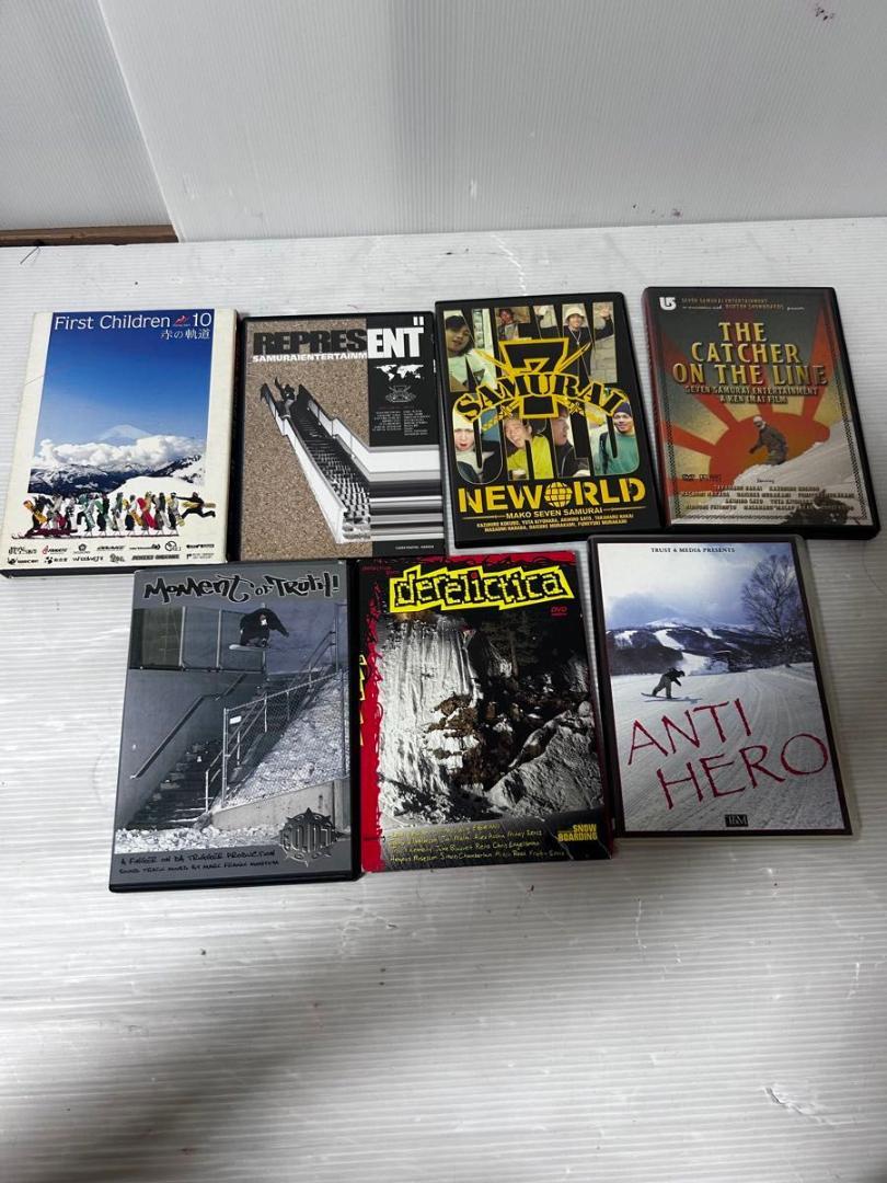スノーボード First Children DVD7本 スノーボードDVD7枚 First Children seven samurai - メルカリ