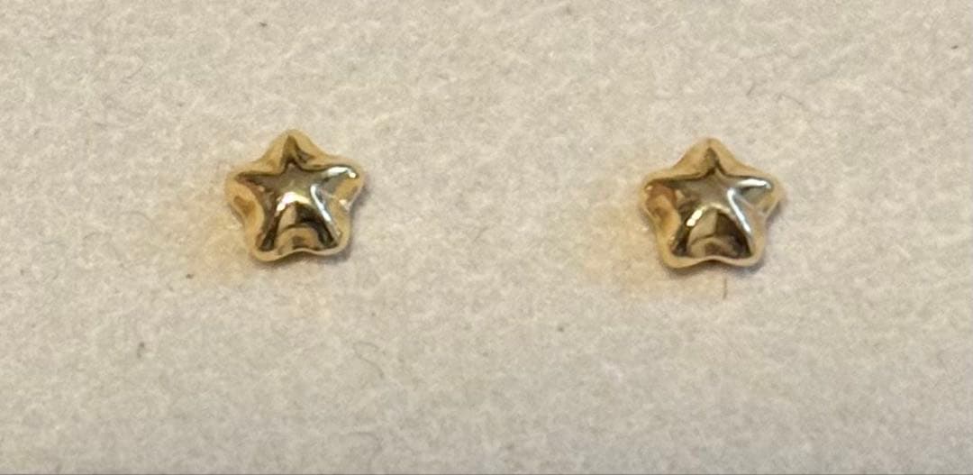 K18星型ピアス