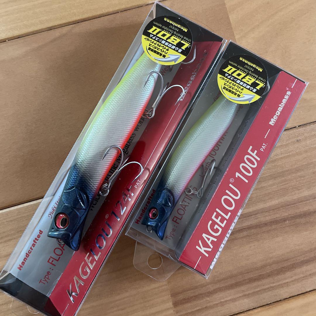 【SP-C】Megabass カゲロウ100F&124F タフコンブルーセット