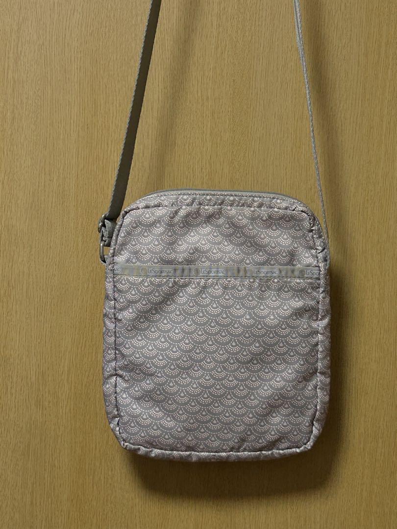 LESPORTSAC ショルダーバッグ 波模様 グレー