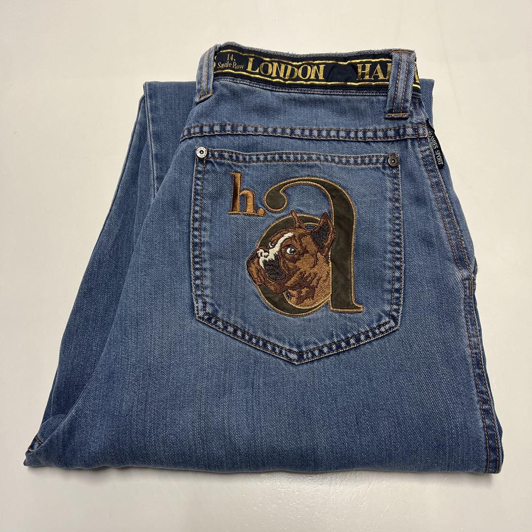 HARDY AMIES ハーディエイミス ツータック ソフトジーンズ 82パンツ