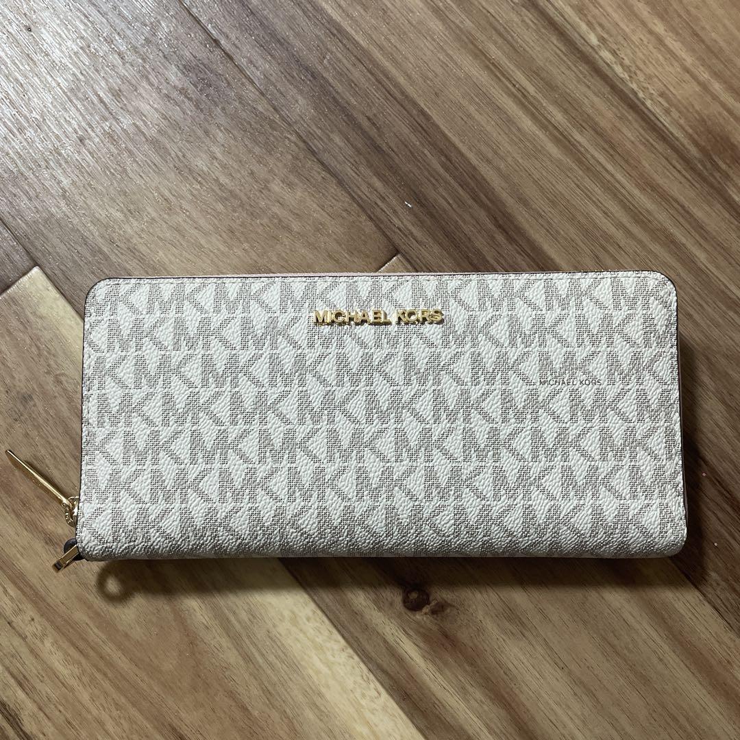MICHAEL KORS マイケルコース 長財布 レディース バニラ