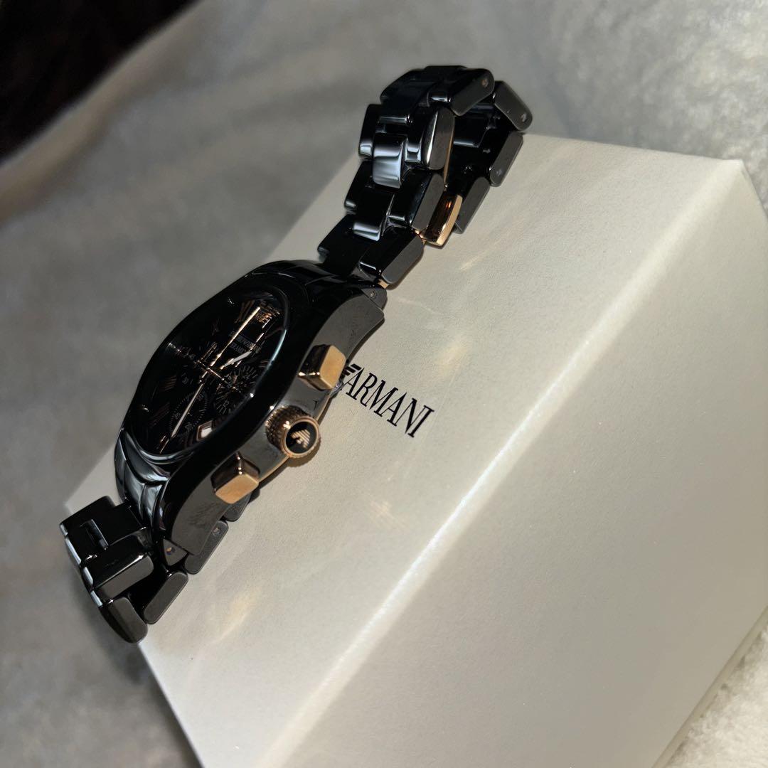 EMPORIO ARMANI セラミカ　メンズ　 ブラック