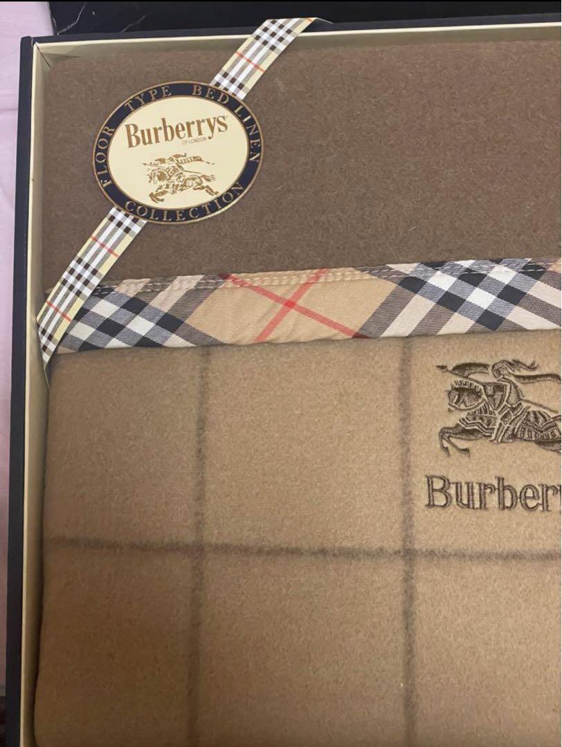 Burberrys×東京西川  ウール100%毛布 新品未使用  本日限定値下げ