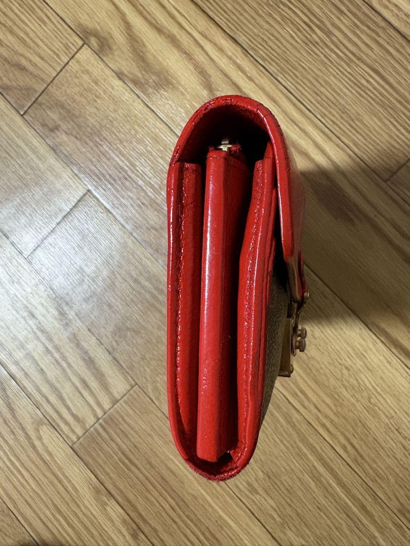 激安スタート！ルイ・ヴィトン ポルトフォイユ パラス 長財布 レッド