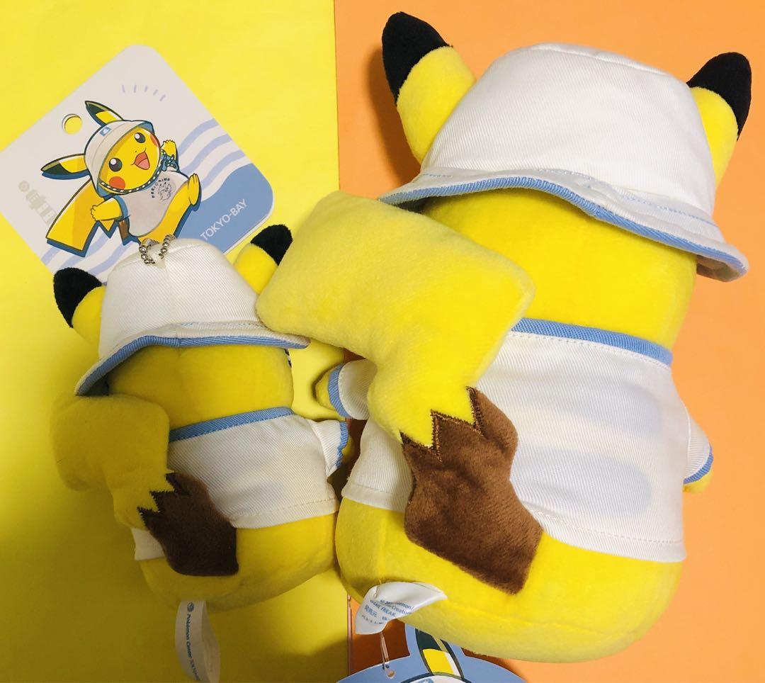 ポケセン　トーキョーベイR レジャースタイルのピカチュウ　ぬいぐるみ、マスコット