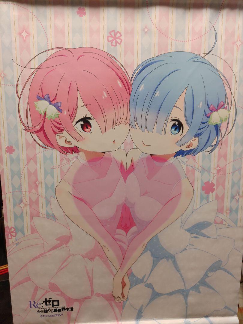 バーゲンで リゼロ レム・ラムタペストリー メルカリ - ポスター