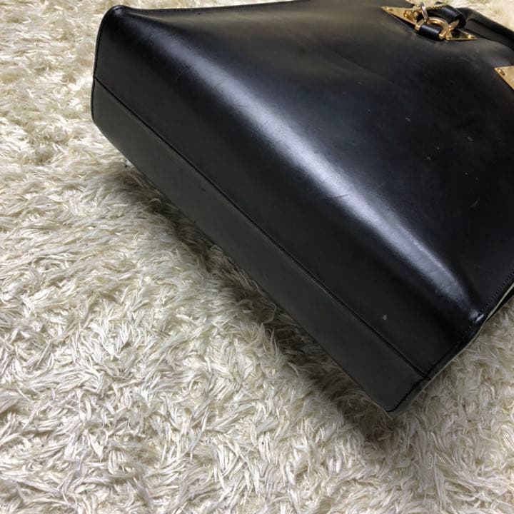 Sophie Hulme ソフィーヒュルム トートバッグ レザー 本革 ブラック ソフィーヒュルム レザー Sophie Hulme トートバッグ 本革 5cm