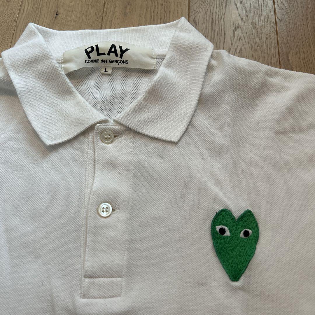 専用　PLAY COMME des GARÇONS ポロシャツ L ホワイト