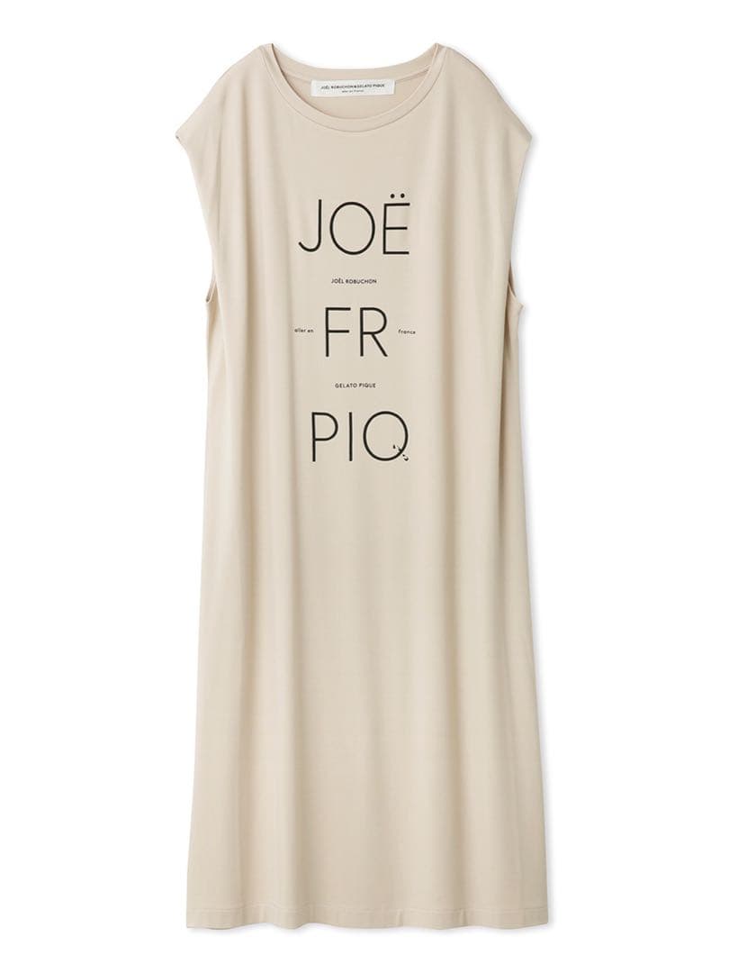 見事な創造力 【6/18まで】【JOEL ROBUCHON】レーヨンロゴワンピース