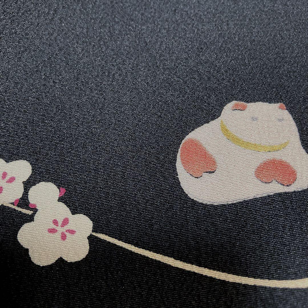小紋 袷 ツモリチサト（ツモリチサト風 袷 縮緬地風 花尽くし