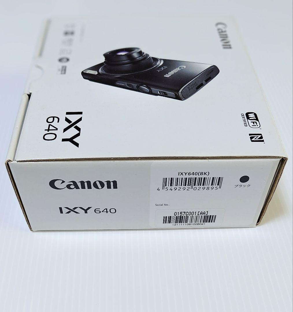 キヤノン　IXY640　コンパクトデジタルカメラ　ブラック