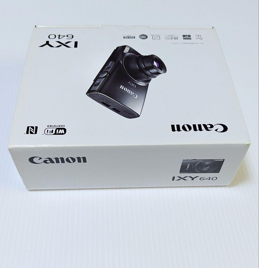 キヤノン　IXY640　コンパクトデジタルカメラ　ブラック