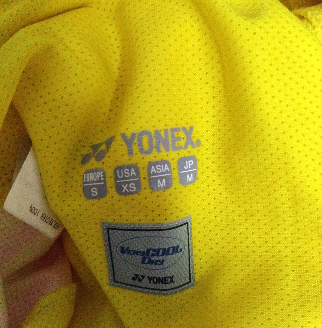 YONEXヨネックスイエローゲームウェア 上下セット (ウェアL