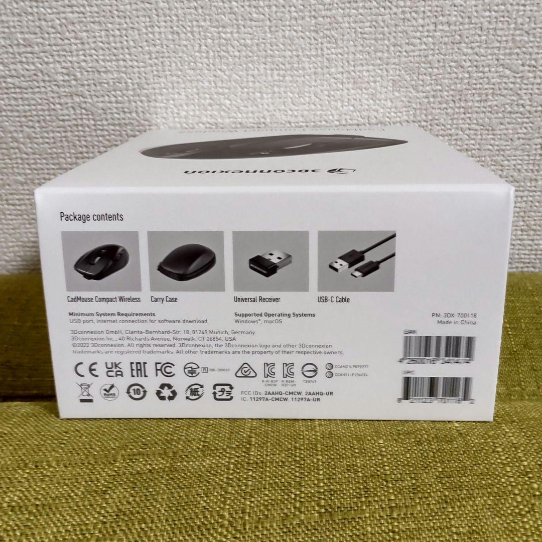 マウス・トラックボール 3Dconnexion CadMouse Wireles 3DX-700118