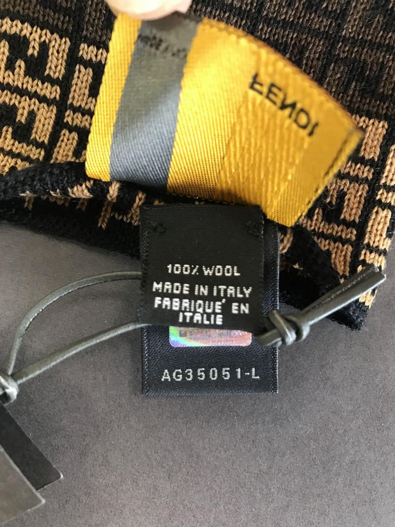 気質アップ FENDI SCIARPA FF DEGRADE ネロ+モロ TU 小物