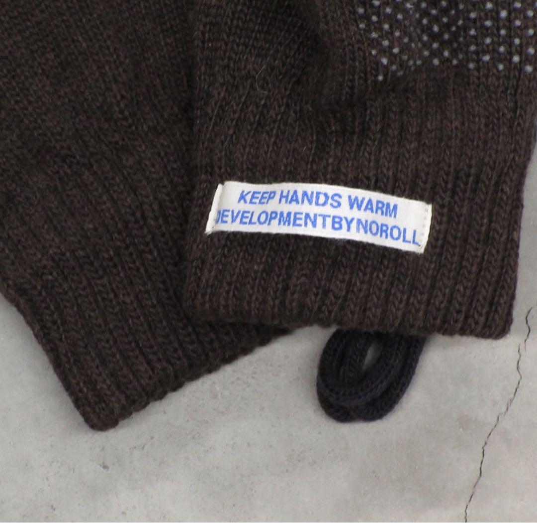 NOROLL USUALLY GLOVE BROWN ノロール 手袋 ブラウン メンズ