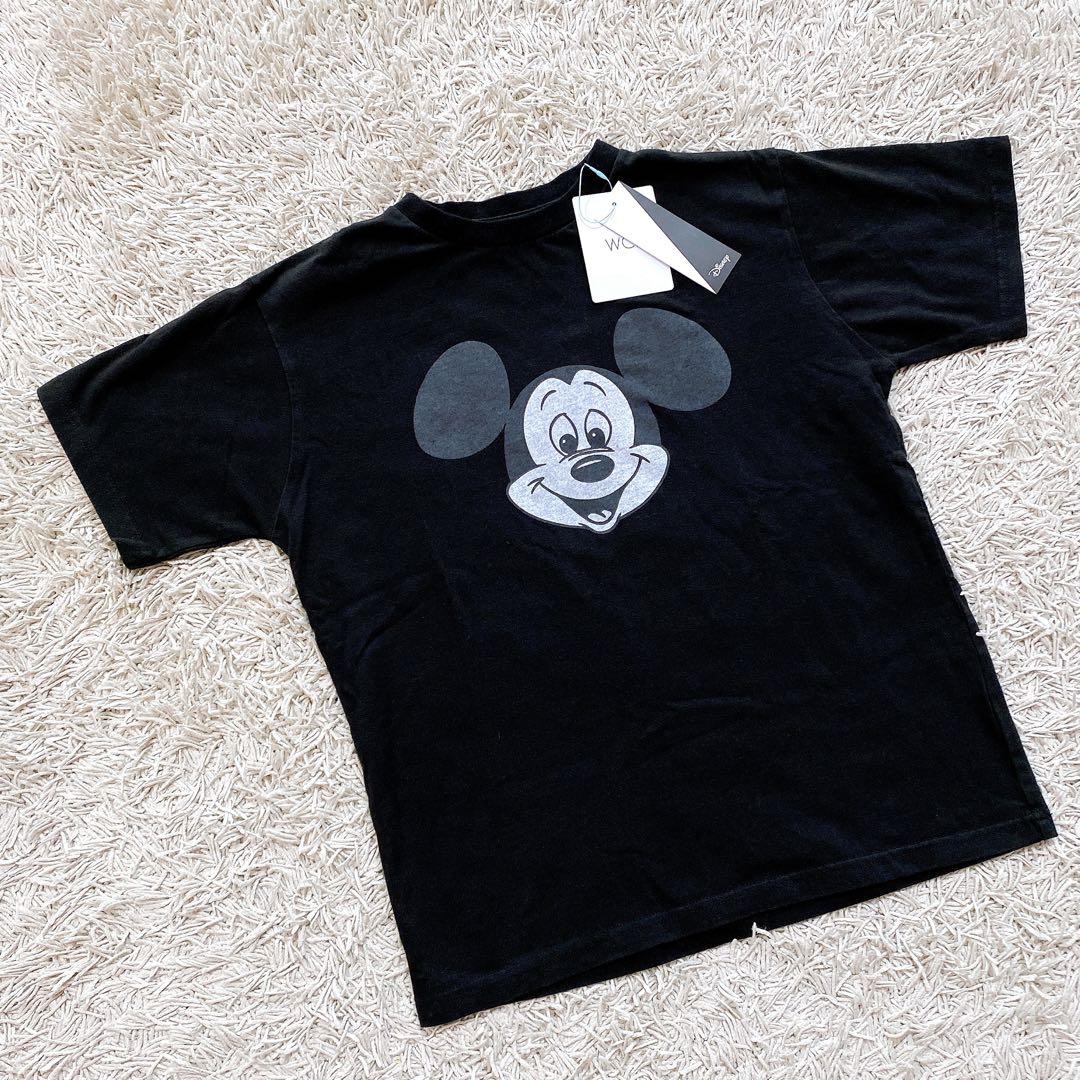 WCJ ディズニー キッズ ミッキーTシャツ ブラック 黒 140 若槻