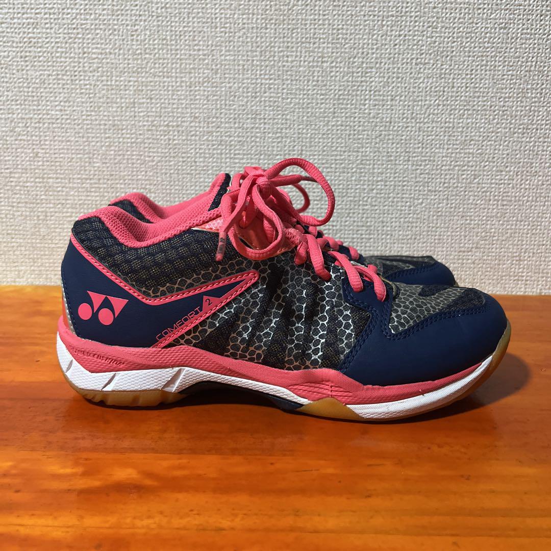 ❀試着のみ バドミントンシューズ ピンク 23cm