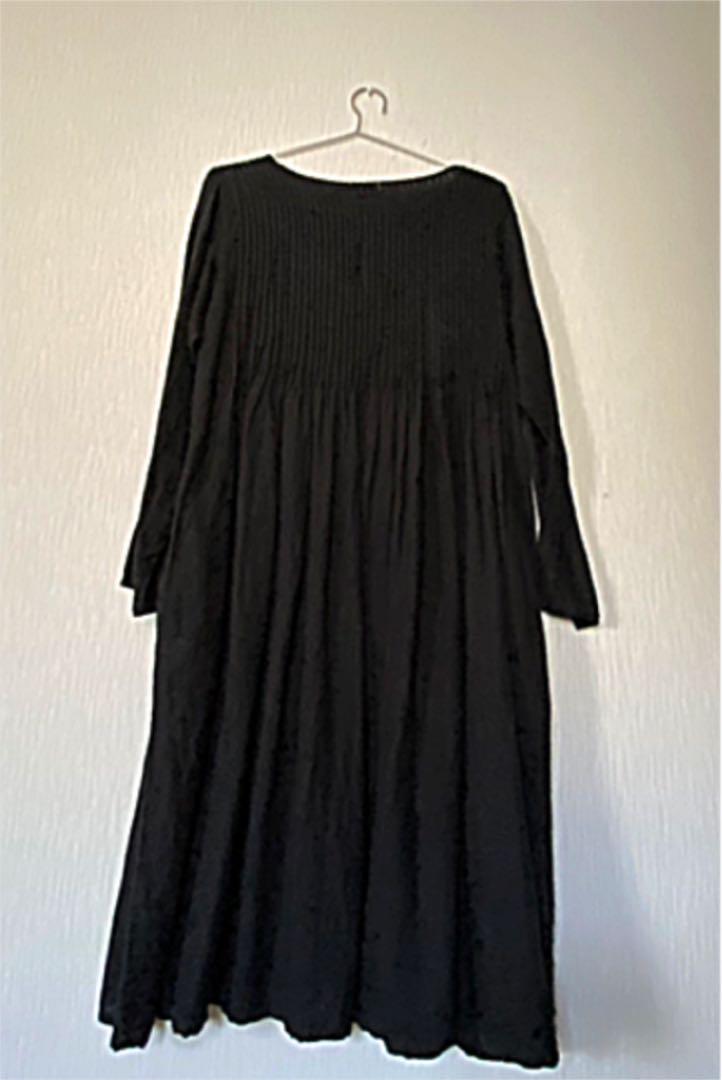 a コロニー リネン胸元プリーツワンピース jwz5V-m57177405074 koloni 通販高評価