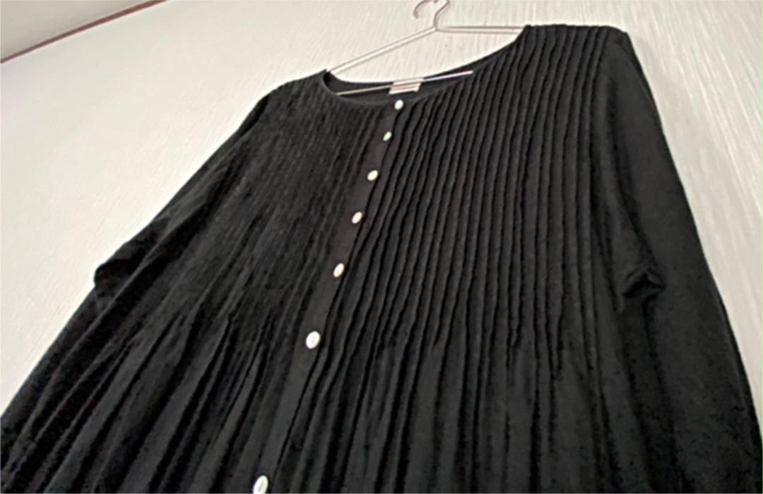 a コロニー リネン胸元プリーツワンピース jwz5V-m57177405074 koloni 通販高評価