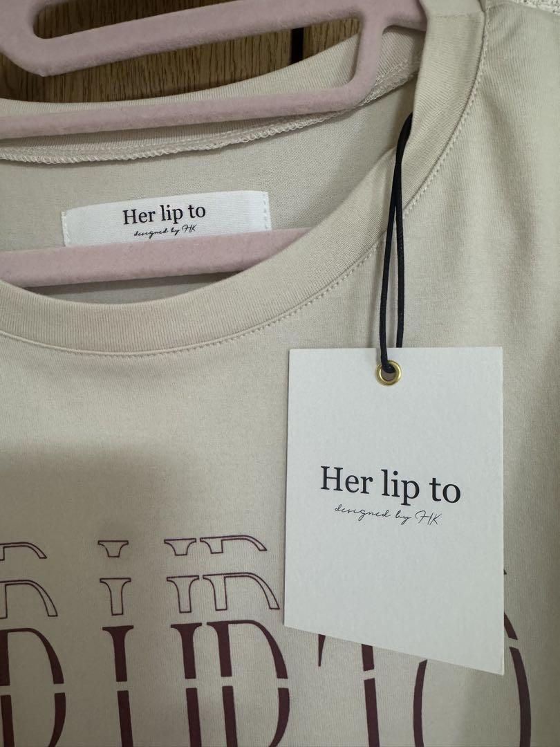 新品 Herlipto Essential French Sleeve Tee