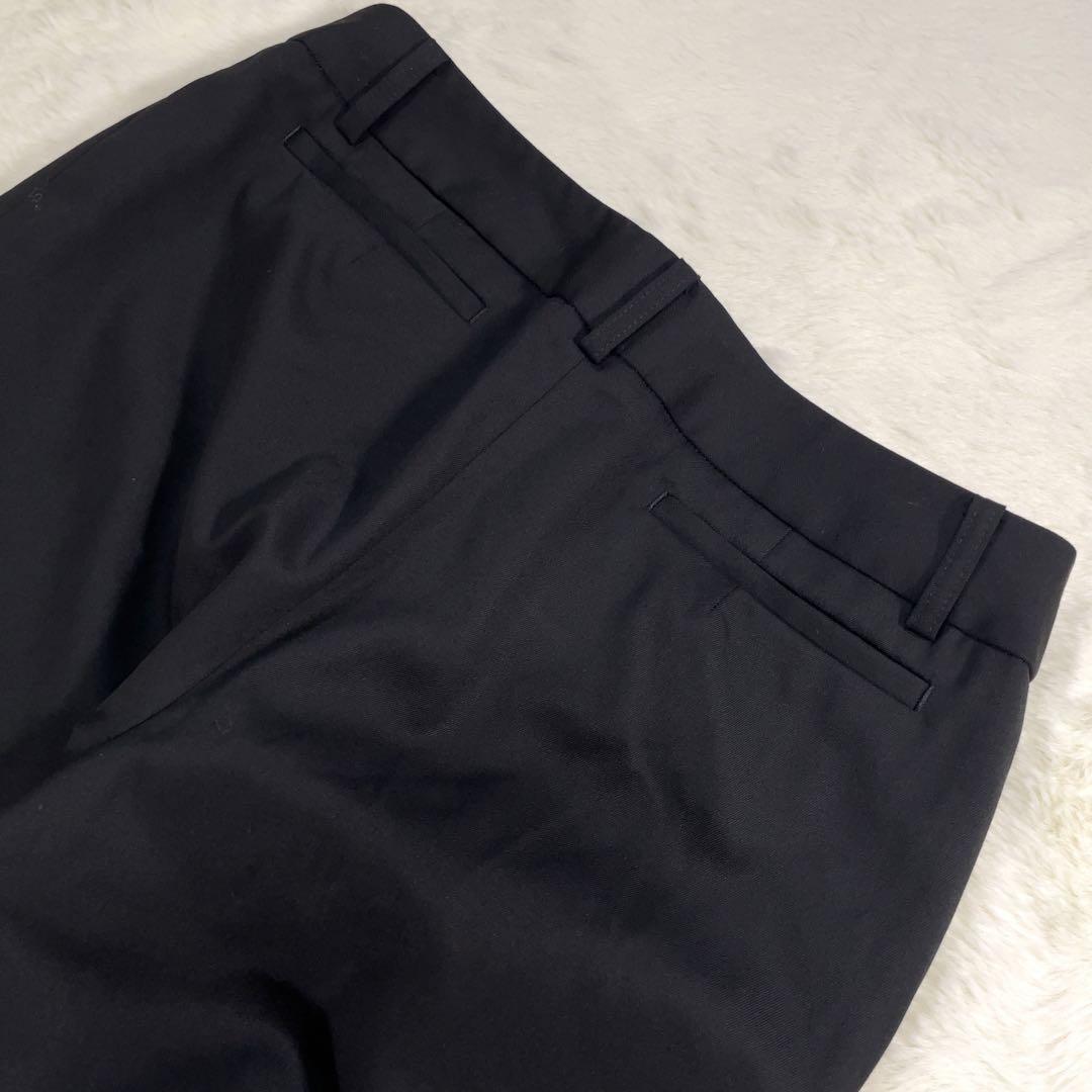 美品 ♦︎アオキ♦︎ レミュース パンツスーツ セットアップ 毛 Lサイズ 黒