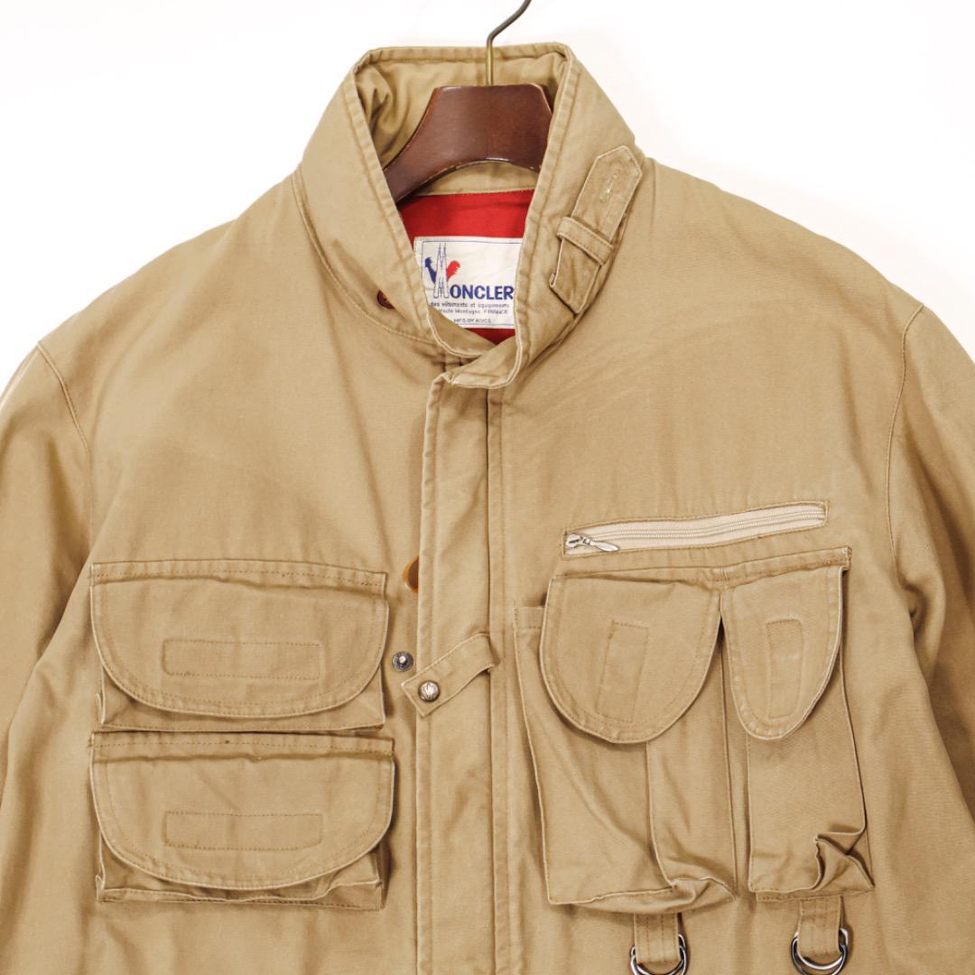 E9893モンクレールアシックス期フィッシングジャケットフード収納可