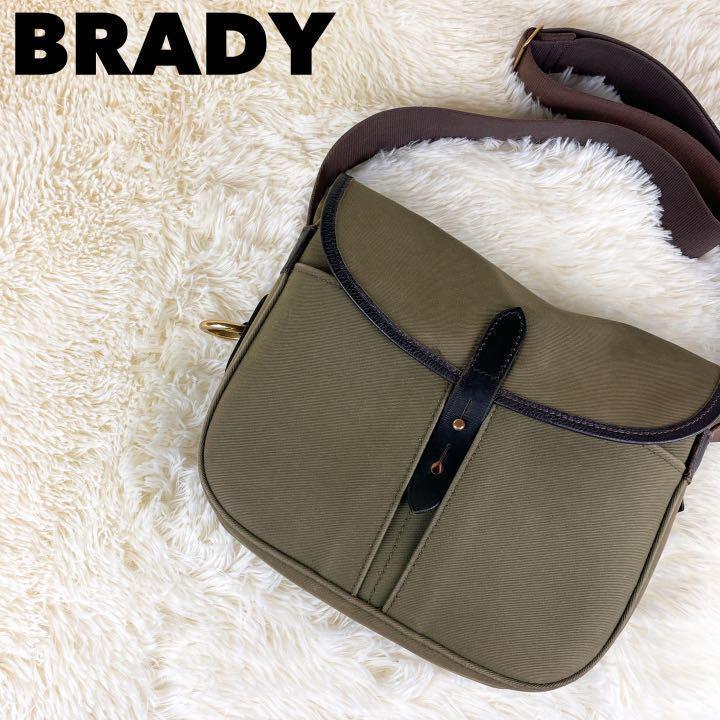 大人気新品 BRADY ブレディー ショルダーバッグ カーキ キャンバス ...