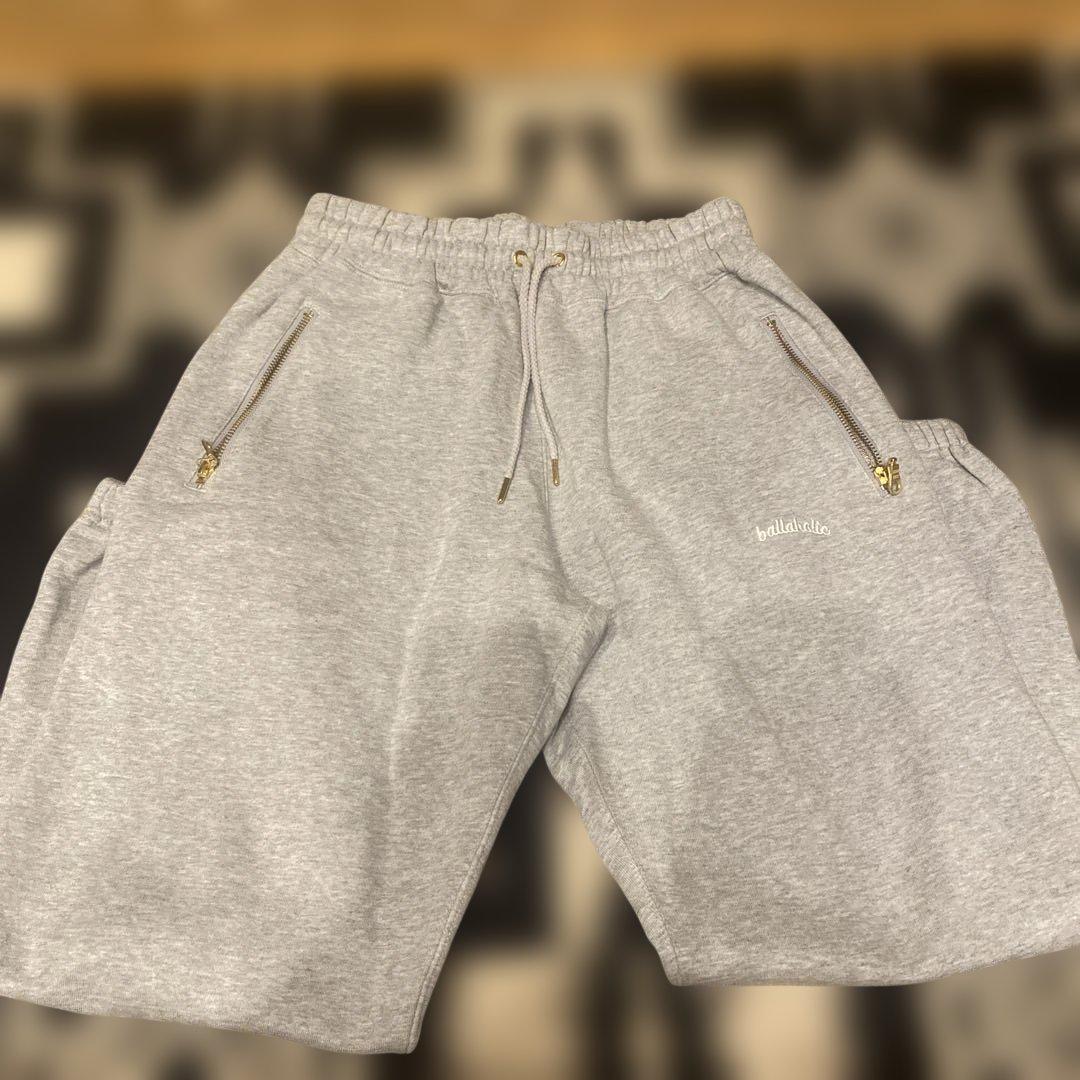 ballaholic グレー スウェットパンツ