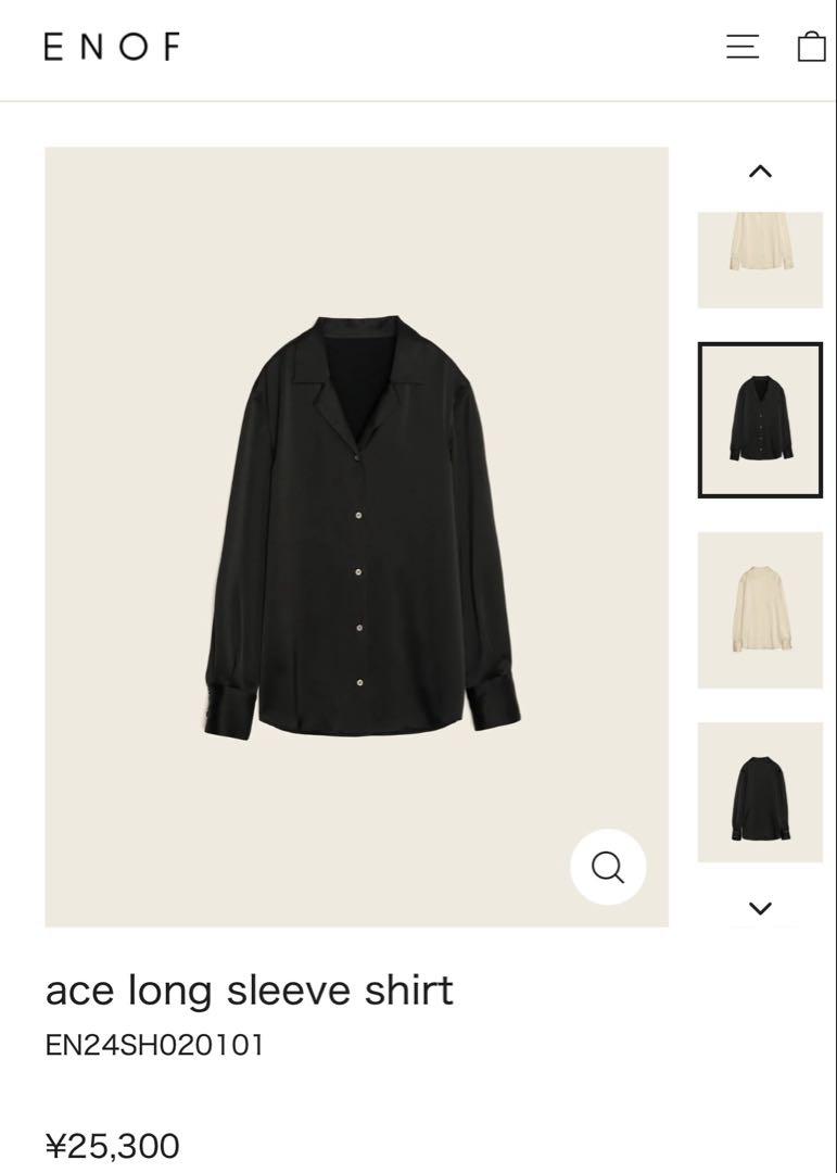 未使用タグ付き ENOF / ace long sleeve shirt 02 - メルカリ